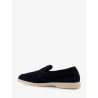 Reverse suede loafers