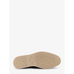 Reverse suede loafers