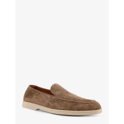Reverse suede loafers