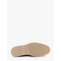 Reverse suede loafers