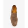 Reverse suede loafers