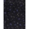 Cotton blend shirt with floral print