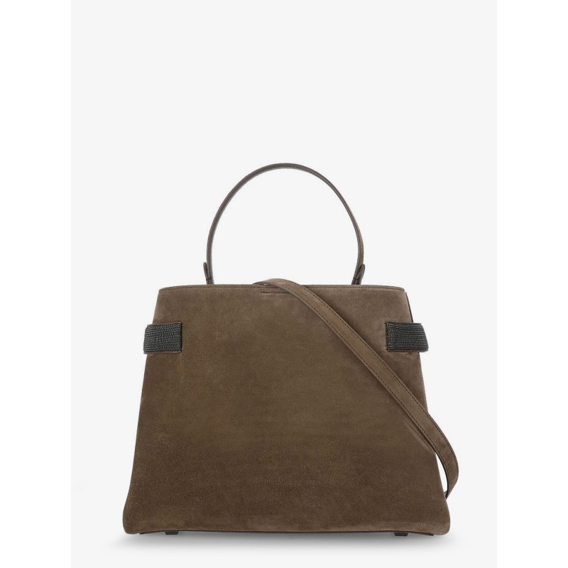 Suede crossbody bag