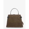 Suede crossbody bag