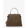 Suede crossbody bag