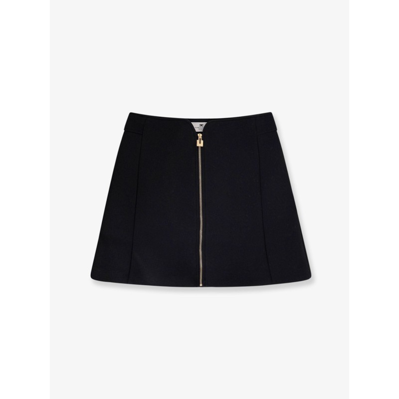 Daily mini skirt with zip
