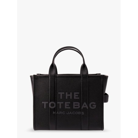 Leather shoulder bag with logo on the front