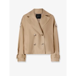 Triscia Balloon cotton blend trench