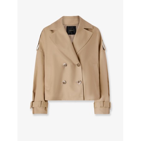 Triscia Balloon cotton blend trench