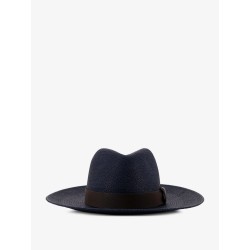 Raffia Fedora hat with Monili detail