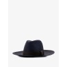Raffia Fedora hat with Monili detail
