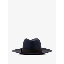 Raffia Fedora hat with Monili detail