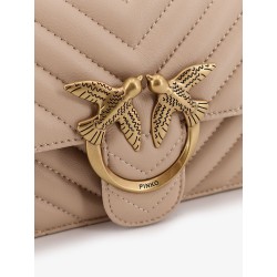 Love One Mini quilted leather shoulder bag