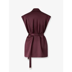 Melanzana satin blazer