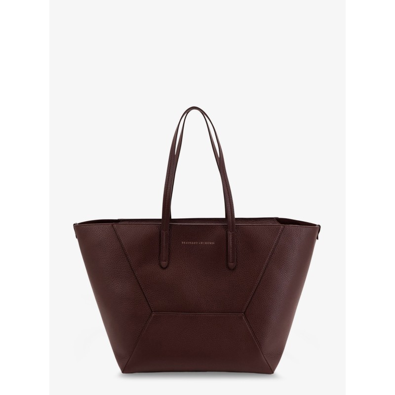 BC Duo hammered leather shoulder bag