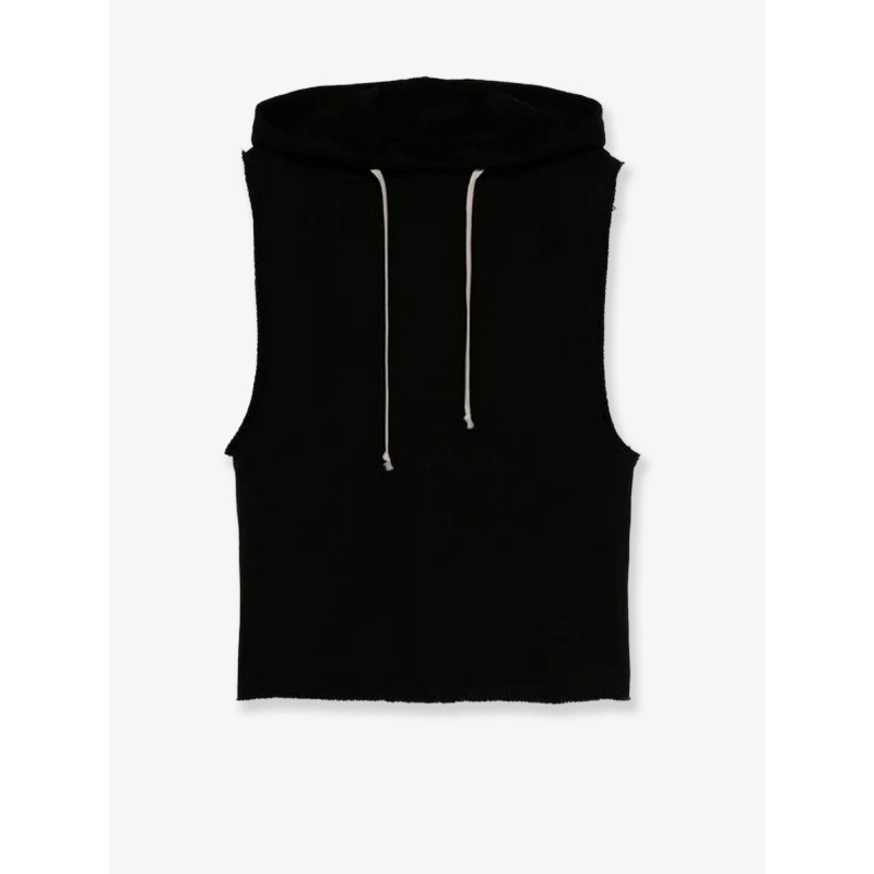 Sleeveless organic cotton sweatshirt