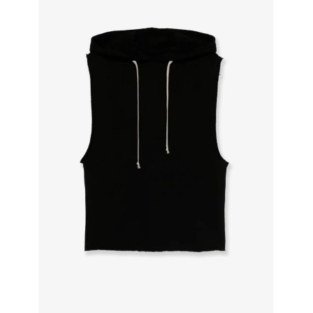 Sleeveless organic cotton sweatshirt