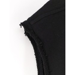 Sleeveless organic cotton sweatshirt