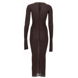 LONG-SLEEVED MIDI DRESS