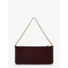 Horizontal Flat leather crossbody bag