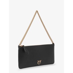Horizontal Flat leather shoulder bag