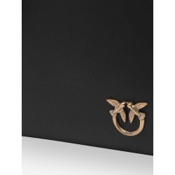 Horizontal Flat leather shoulder bag