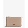 Flat Love leather shoulder bag