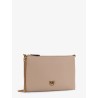 Flat Love leather shoulder bag