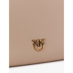 Flat Love leather shoulder bag