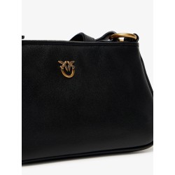 Mini Half Moon leather crossbody bag