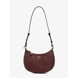 Half Moon Mini leather crossbody bag