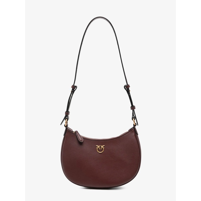 Half Moon Mini leather crossbody bag