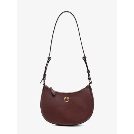 Half Moon Mini leather crossbody bag
