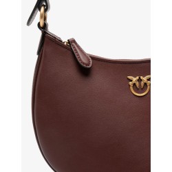 Half Moon Mini leather crossbody bag