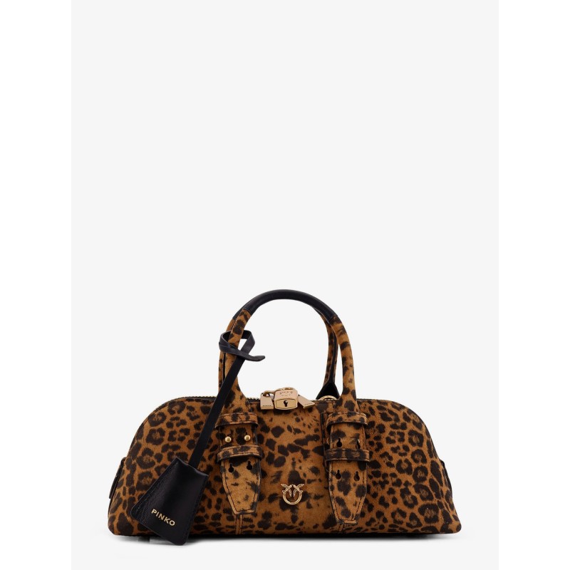 Suede Escape Bag with animal print