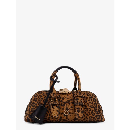Suede Escape Bag with animal print