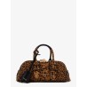 Suede Escape Bag with animal print