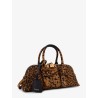 Suede Escape Bag with animal print