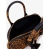 Suede Escape Bag with animal print