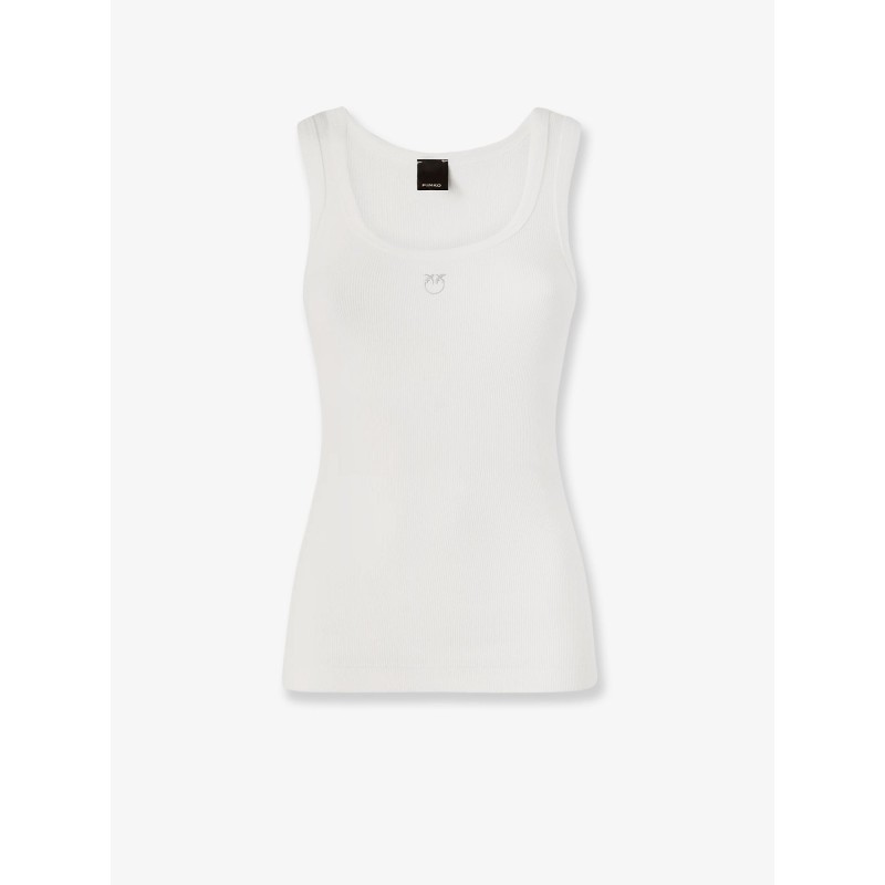 Cotton tank top with Love Birds logo on the front