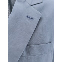 Deconstructed cotton blazer