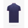 Cotton polo shirt with contrasting profiles