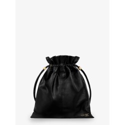 Crystal leather crossbody bag