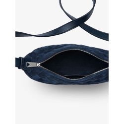 Traveler suede shoulder bag