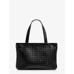 Leather shoulder bag with Intrecciato motif