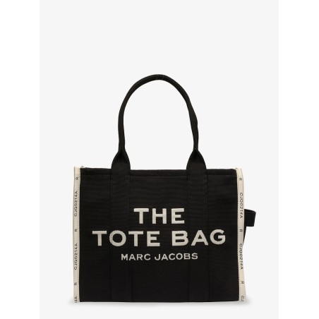Traveler Tote canvas shopping bag with logo on the front