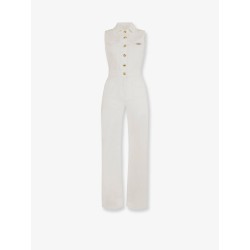 Stretch cotton jumpsuit