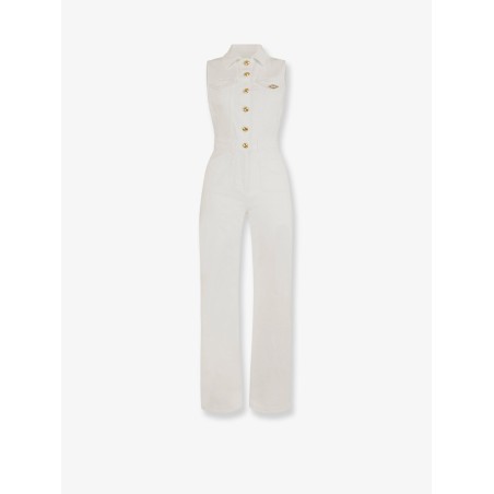 Stretch cotton jumpsuit