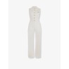 Stretch cotton jumpsuit