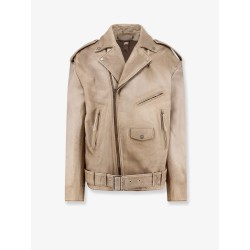 Phoebe Over leather jacket